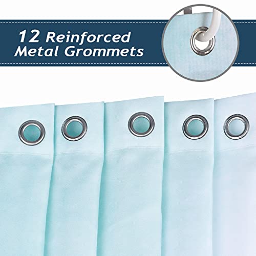 Bonhause Great Wave Shower Curtain 180 x 200 cm Japanese Kanagawa Ocean Waves Bathroom Curtain Waterproof Mildew & Mould Resistant Polyester Fabric Bath Curtain with 12 Hooks - Image 4