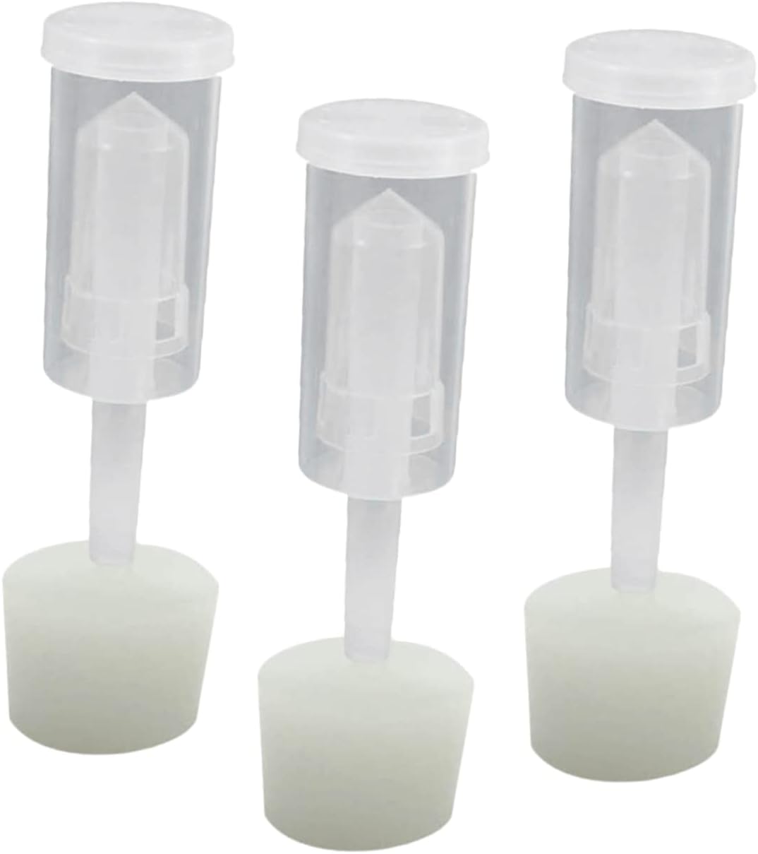 Silicone Wine Airlock Plug Set for Bottles and Test Tubes