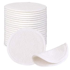 Algodones Desmaquillante LLMZ 12 Piezas Discos De Algodon Desmaquillantes Lavables De Bambu Algodones Para Facial Ojos…