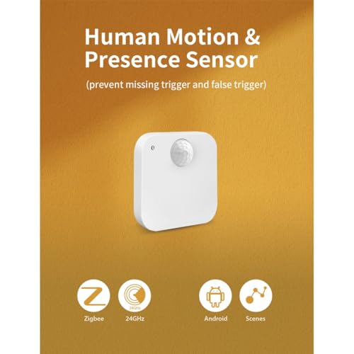 TsoLay Tuya Zigbee Human Présence Capteur avec le Support Intelligent PIR + Radar + Luminosité Application Contrôle Smart Home Devices – Image 6