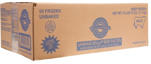 Jamaican Style Patties, Unbaked (Mild Beef, 1 Case)