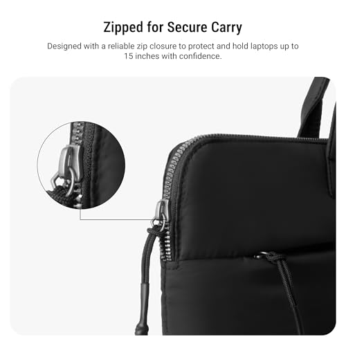Image of DailyObjects Stria Pro Laptop Bag With Handle| Recycled Durable Polyester | Compatible with Laptop /MacBook Air /Pro Upto 15 Inch| Water Resistant|Padded Compartment with Zip Closure