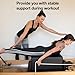 Pilates Sitting Box for Pilates Reformer, 23.6 x 15.7 x 9.4 Inch Pilates Equipment Accessories for Reformer Body Stamina Stretching Balance Exercise Workout, Fitness Pilates Accessories for Home