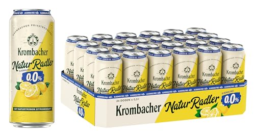 Krombacher Natur Radler o 0% Alkoholfrei Dose (24 x 0 5 l)