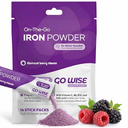 Go Wise Gentle Iron Powder Supplement 14 Packets
