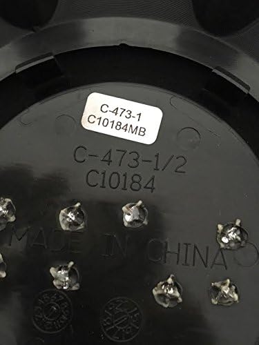 Miniatura 2 de Ion Wheels C-473-1 C10184MB C10184 Tapa central de rueda negra