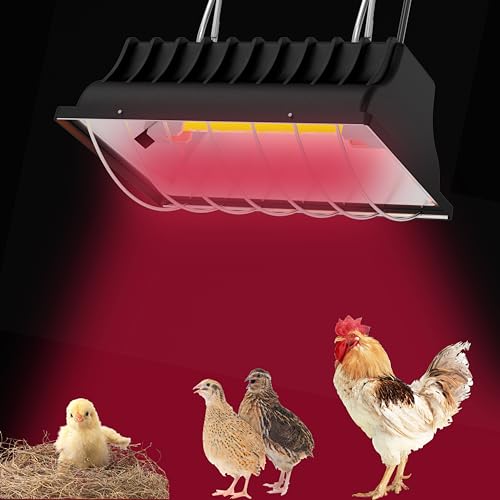 Etssxyso JSJR-89 Chicken Brooder Heater Lamp 250W Brooder Heating Plate For Chicks Hanging Light Heated Adjustable Temp & Height thumb #1