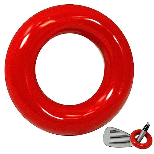 Orlimar Golf Warm Up Weight, Red Pocket Sized Portable Weighted Golf Club Swing Trainer