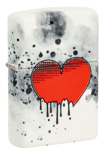 Image of Zippo Love Drip Design 540 Color Glow in The Dark Pocket Lighter