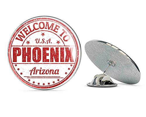 Phoenix Arizona USA Round Metal 0.75