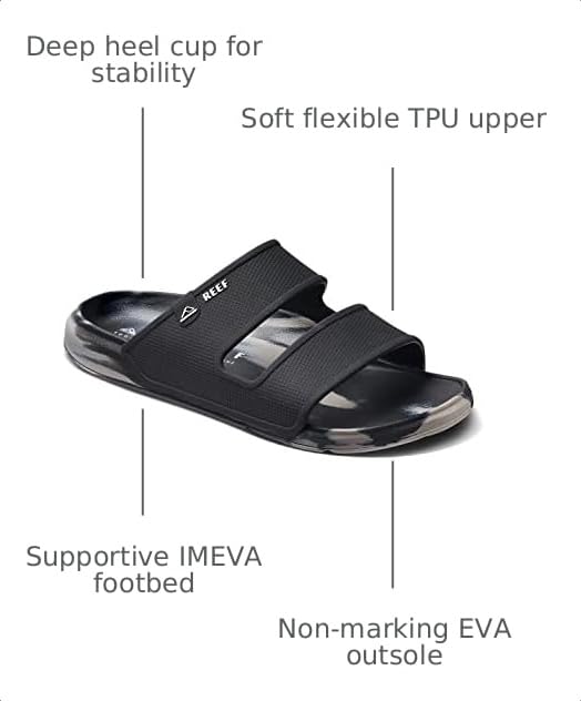 Image of REEF Men's Oasis Double Up Waterproof Slides