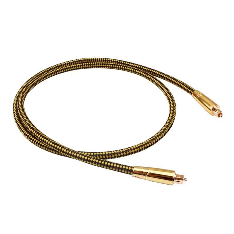 ATOULE Digital Audio Video Kabel Optische Faser Optico Oxyacid Freies Kupfer Audiophile HIFI DTS Enthusiasten 7,1 Sound for Verstärker(2 Meters)