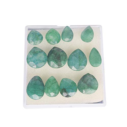 Gemhub 4J-ZQR5-F03K 140 Ct. Natural Green Emerald Gemstone, Pear Cut Green Emerald, Loose Green Emerald thumb #5