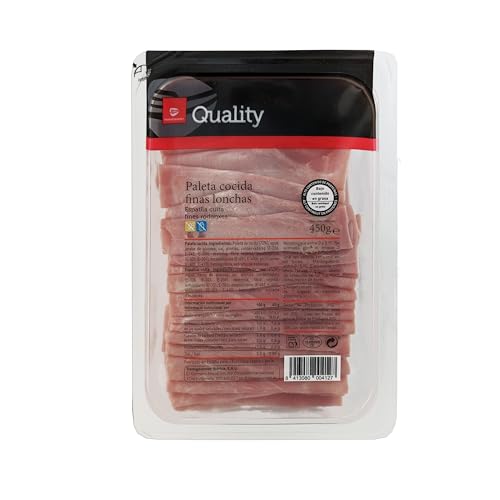Marca Blanca - Quality Paleta cocida finas Lonchas, 10 unidades