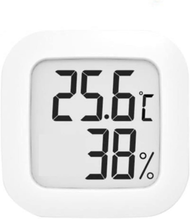 SHAARI Thermometers Indoor Mini LCD Digital Thermometer Hygrometer Meter Meter Sensor Temperature Humidity Measurement Suitable For Office Bathroom