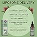Lymphatic Drainage Drops for Lymph System Detox Cleanse, Lymphedema Support Supplement Formula Echinacea, Burdock Root, Calendula Flower, Use with Lymph Massage Tool. 2oz