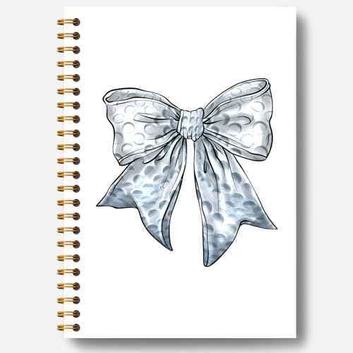 Carnet de notes à spirale golf couverture rigide pour écrire partout sans support