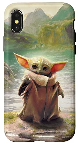 Coque iPhone X/XS Star Wars Grogu l'accessoire geek au bureau