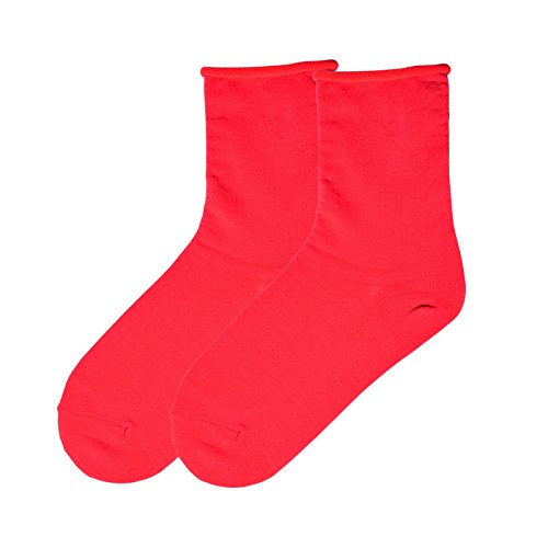 Image of K. Bell Relaxed Top Crew Socks, Brown, Sock Size 9-11 /Shoe Size 4-10, 1 Pair