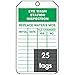 Accuform Signs TRS245CTP Inspection Record Tag, Legend