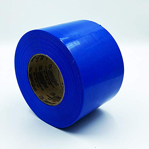Mr. Shrinkwrap Roll of 4" x 180' Shrink Film Tape - Blue - MSW-704B