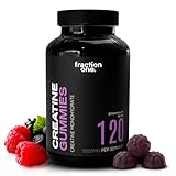 Fraction One Creatine Monohydrate 120 Gummies – 5000mg with BCAA’s per Serving, Pre-Workout Support, Muscle Recovery, Gym Supplement for Men/Women - 40 Days Supply - UK 3rd Party Tested, Lab Verified
