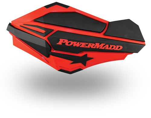 Powermadd 34402 Red/Black Sentinel Handguard #TOP22