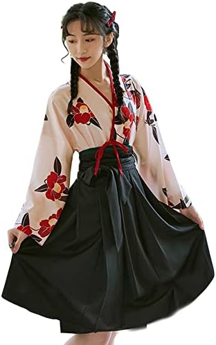 Amazon.co.jp: [TIOOKA] 大正ロマン 袴 着物 コスプレ 和服 レディース  