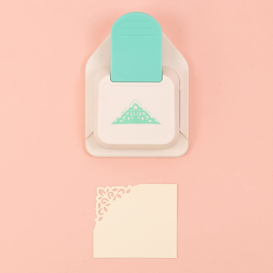 Craftelier - Perforatrice angolare a leva a pressione, per realizzare forature a filigrana su carta e cartoncini, scrapbooking e artigianato