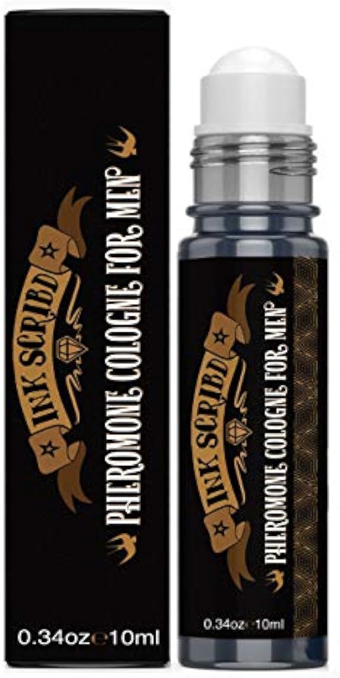 Ink Scribd Pheromone Cologne For Men - Premium Oil Based Men’s Cologne Imbued with Pheromones - Concentrated Cologne to Attract Women (10ml)