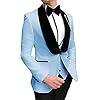 Herenpak Casual Rugular Slim Fit 3 stuks Prom Tuxedos Shawl Rapel Huwelijksmensen (Blazer+Vest+broek)