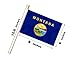 Montana State Handheld Stick Flag 6x9 Inch 12 Pack Small Mini MT Flag On Wooden Stick For Patriotic Festival Events Party Decoration (MT, 6x9 In)