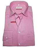 modischer Business Style Marvelis Langarmhemd Slimfit Beere Chambray Gr. 38 bis 46 bügelfrei (40)