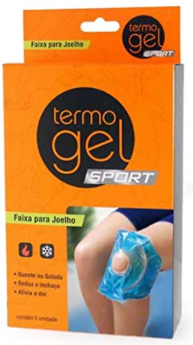 Faixa Joelho Fisioterapia Termo Gel Quente Fria Ajustável joelheira