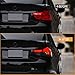 Tail Lights for BMW 3-Series E90 E91 328i 335i 4dr Sedan 2009-2012 Taillights with Animation Amber Sequential Turn Signal Rear Back Lamp Smoked(Plug & Play, 1 Pair)