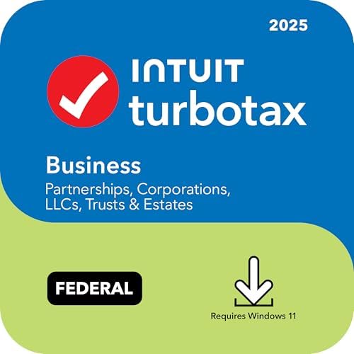 TurboTax Desktop Business 2025, Federal Tax Return [PC Download]