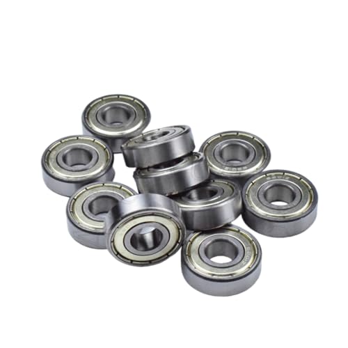 Kit Com 10 Rolamentos 6202zz Aço Cromo 15 X 35 X 11