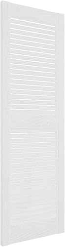 Miniatura 160 de Builders Edge 12 pulgadas de ancho x 48 pulgadas de alto, montante central superior de catedral estándar, persianas con listones abiertos, incluye