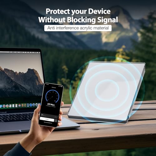 Protective Cover for Starlink Mini, Anti-Corrosion, Anti-Collision,UV-Resistant, Lightning-Proof, Transparent Hard Acrylic Protective Case for Starlink Mini Dish Accessories by XNEWA - Image 3