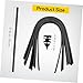 Kichvoe 10Pcs Wiper Blade Refills Rubber Strips for Cars Durable Easy to Install for Visibility and