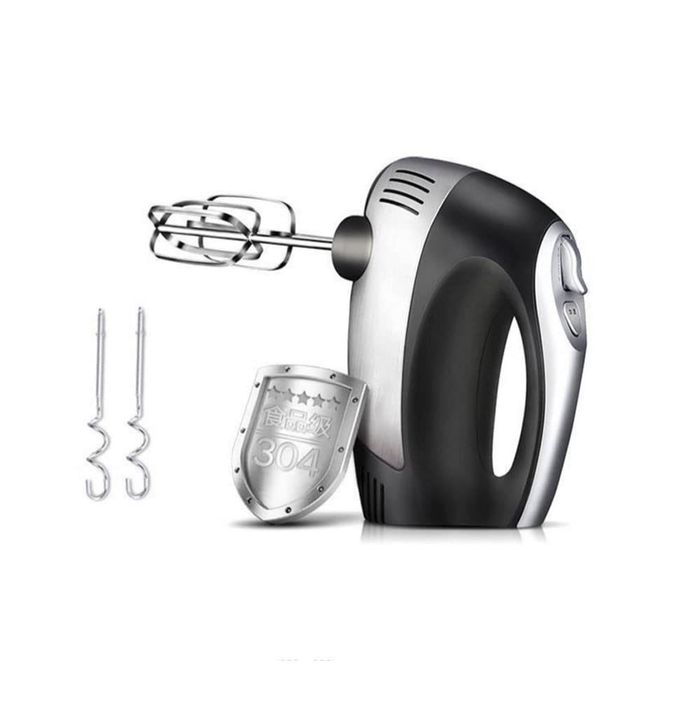 Hand Mixers Kitchen Handheld 5-Speed Best Kitchen Electric Hand Mixer with Turbo Boost Stainless Steel Accessories 2x Flat