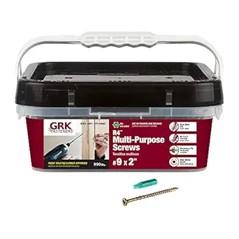 GRK 120990 R4 T-25 Multi-Purpose Framing/Decking Screws, 9 by 2