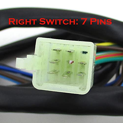 Interruptor motocicleta para el control de luces en modelos GY6 50cc 125cc 150cc 6