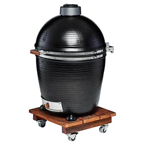 kamado B10 barbacoa de carbón, parrilla de diseño, ahumador, hecho a mano en Alemania, único de arcilla (no cerámica) tradición japonesa, calidad de por vida