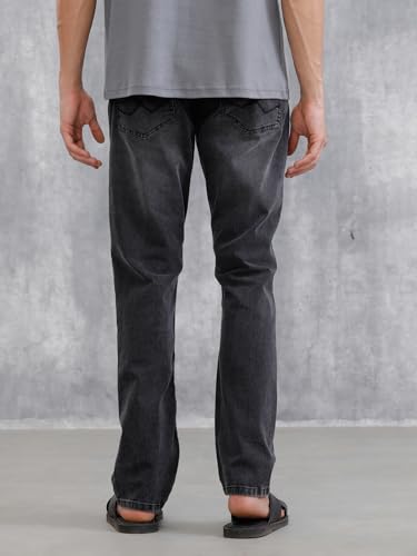 Image of WROGN Men's Straight Fit Jeans | Mid Rise | Jeans for Man