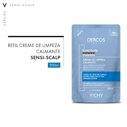Creme De Limpeza Capilar Vichy Dercos Sensi Scalp Refil 200ml