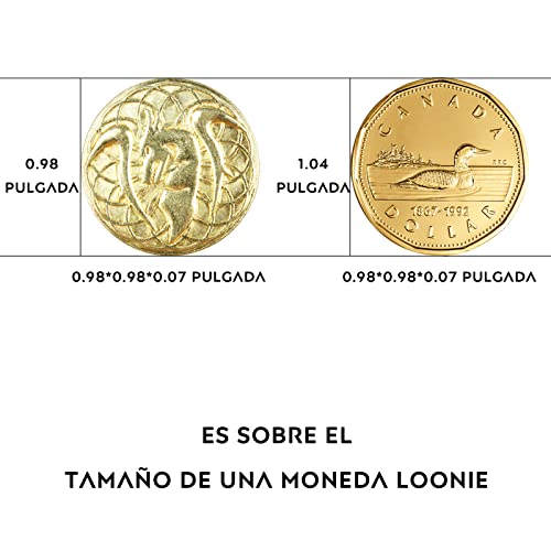 Monedas Doradas DND mágicas para Noches de Rol y Ambientación Retro de Juegos de Mesa en Familia 7