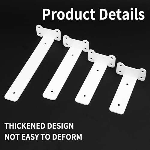 4 Pcs Floating Shelf Brackets Heavy Duty - Image 4