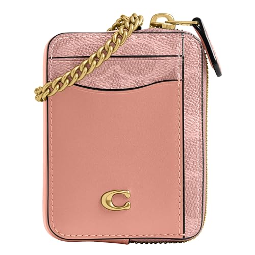 Coated Canvas Signature Essential Chain Card Case