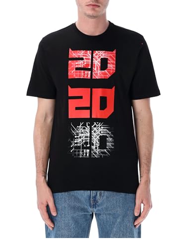 T-Shirt Fabio Quartararo 20 El Diablo Textile Supporter Anti Décoloration